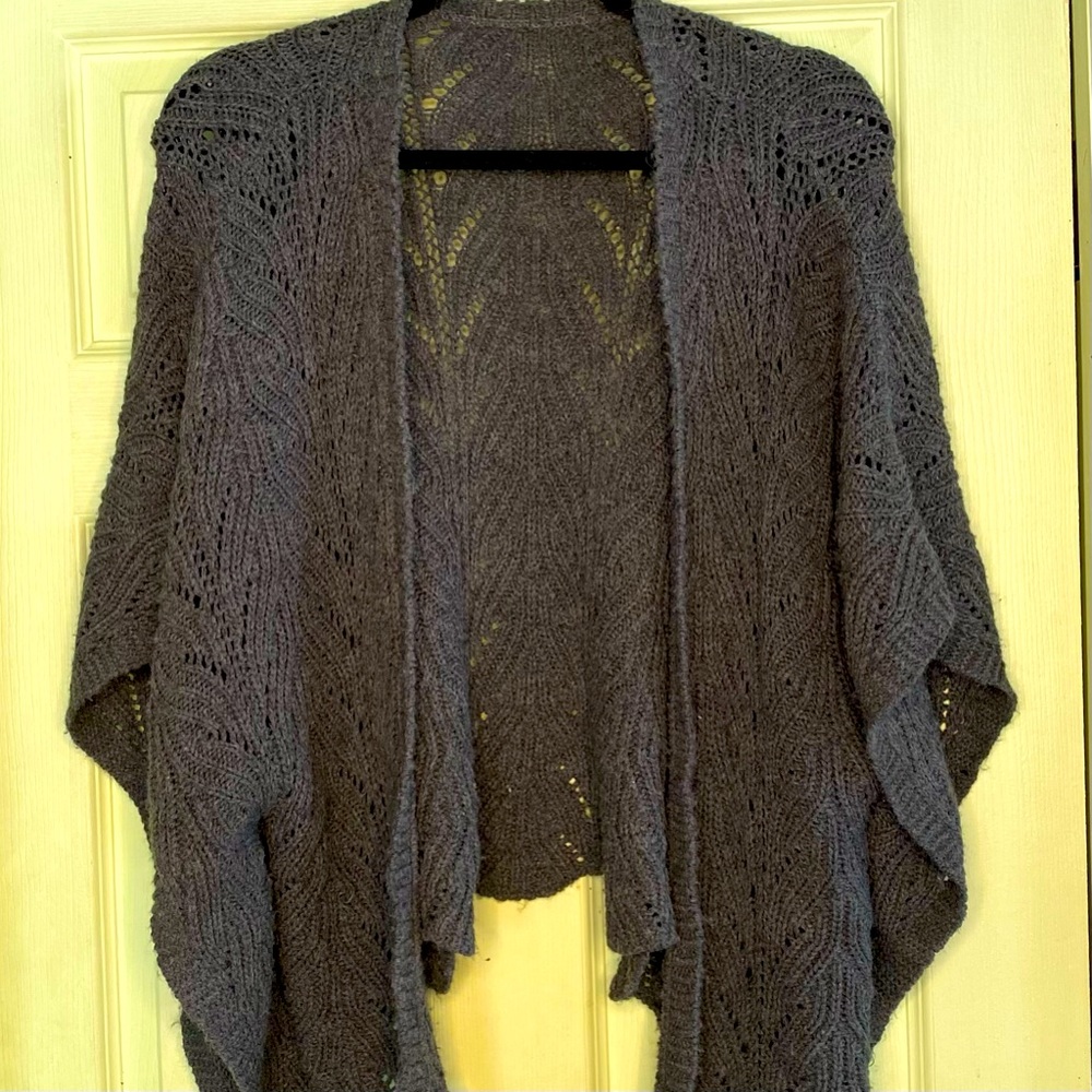 Gray Comfy Cardigan